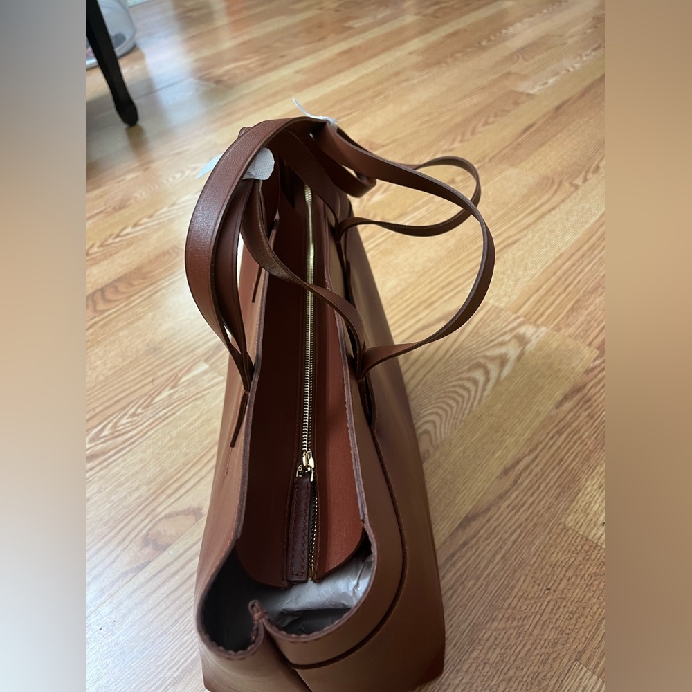 Madewell zip top essential tote leather - Picture 6 of 7